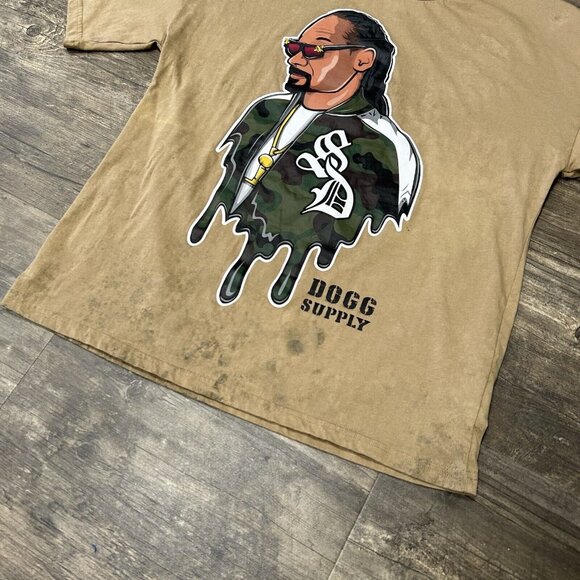 STAINED* Dogg Supply by Snoop‎ Dogg Tshirt Men Large Rap Hip Hop Culture - Picture 3 of 8